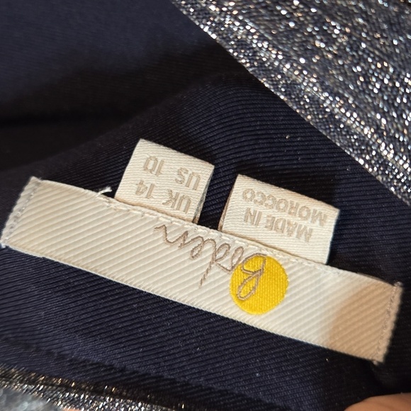 BODEN Metallic Pleated Maxi Dress - Picture 5 of 5